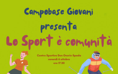 Campobase giovani. Sport come educazione e inclusione. Evento con testimonianze da Caivano (NA) e dalla Locride.