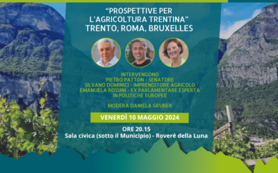 Prospettive per l’agricoltura trentina. Trento, Roma, Bruxelles,  – 10 maggio 2024