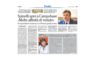 Maule: «Dialogo per noi difficile finché stanno in una coalizione in cui c’è FdI»